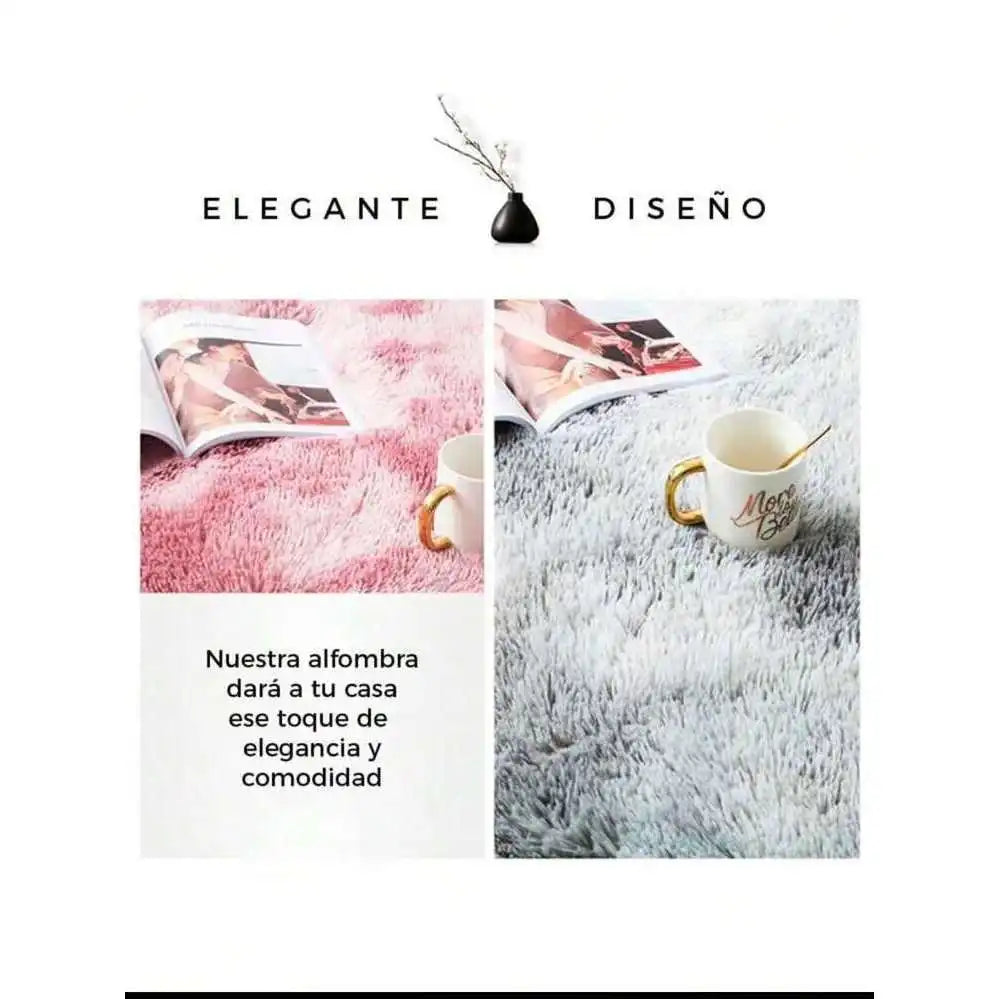 Extra-Thick Solid-Color Tufted Area Rug