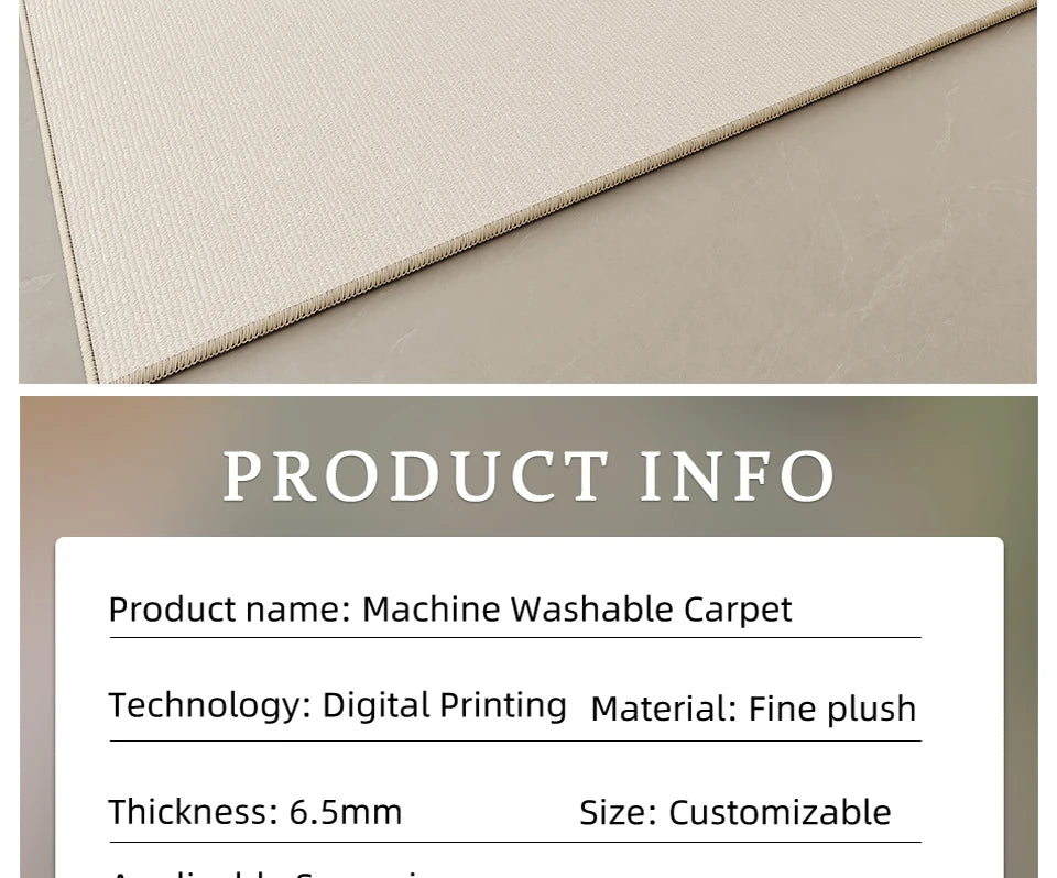 Modern Washable Area Rug