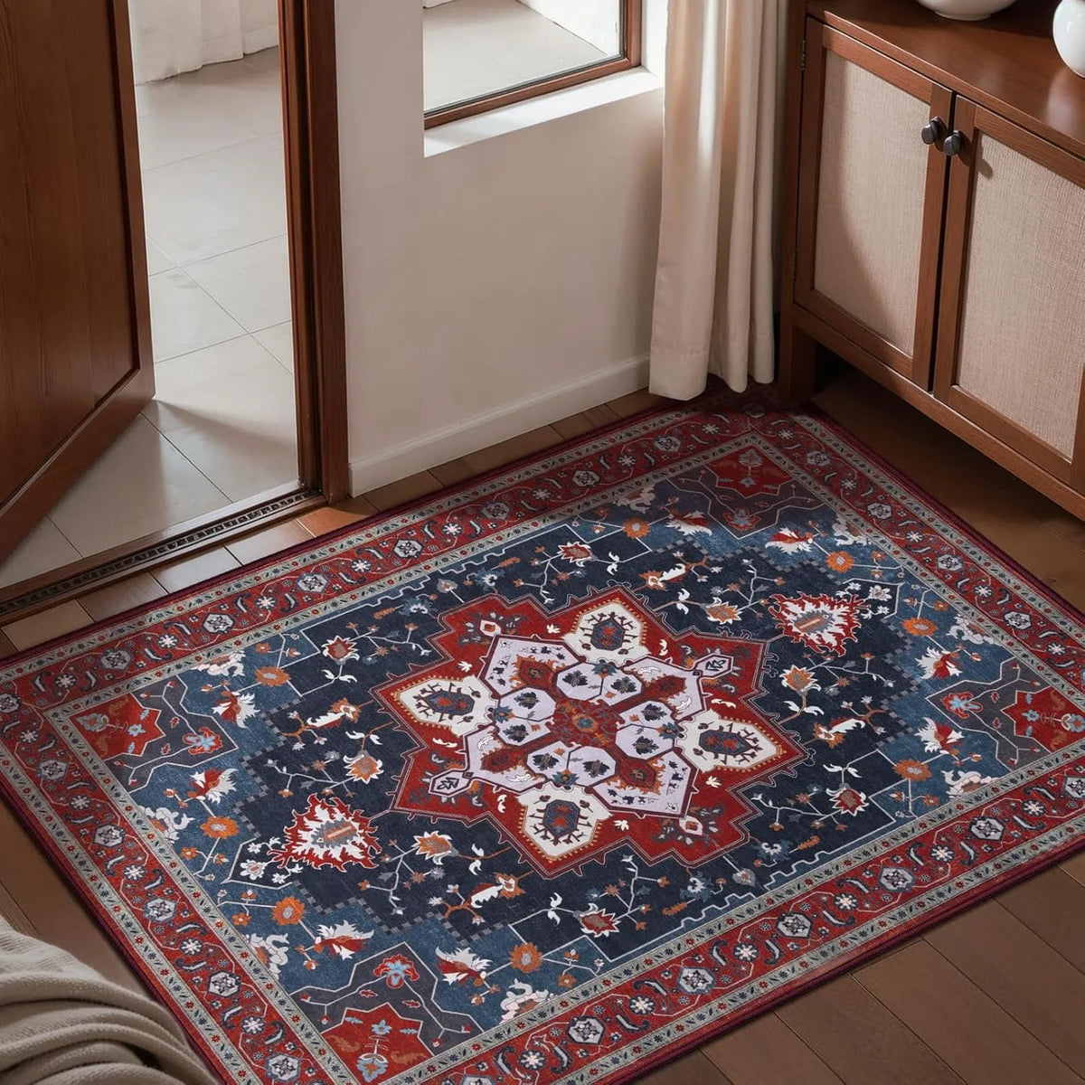 Vintage Persian-Style Welcome Doormat