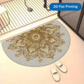 European High-end Semi Circular Carpet Vintage Court Style Elegant Carpet Living Room Bedroom Kitchen Entrance Carpet