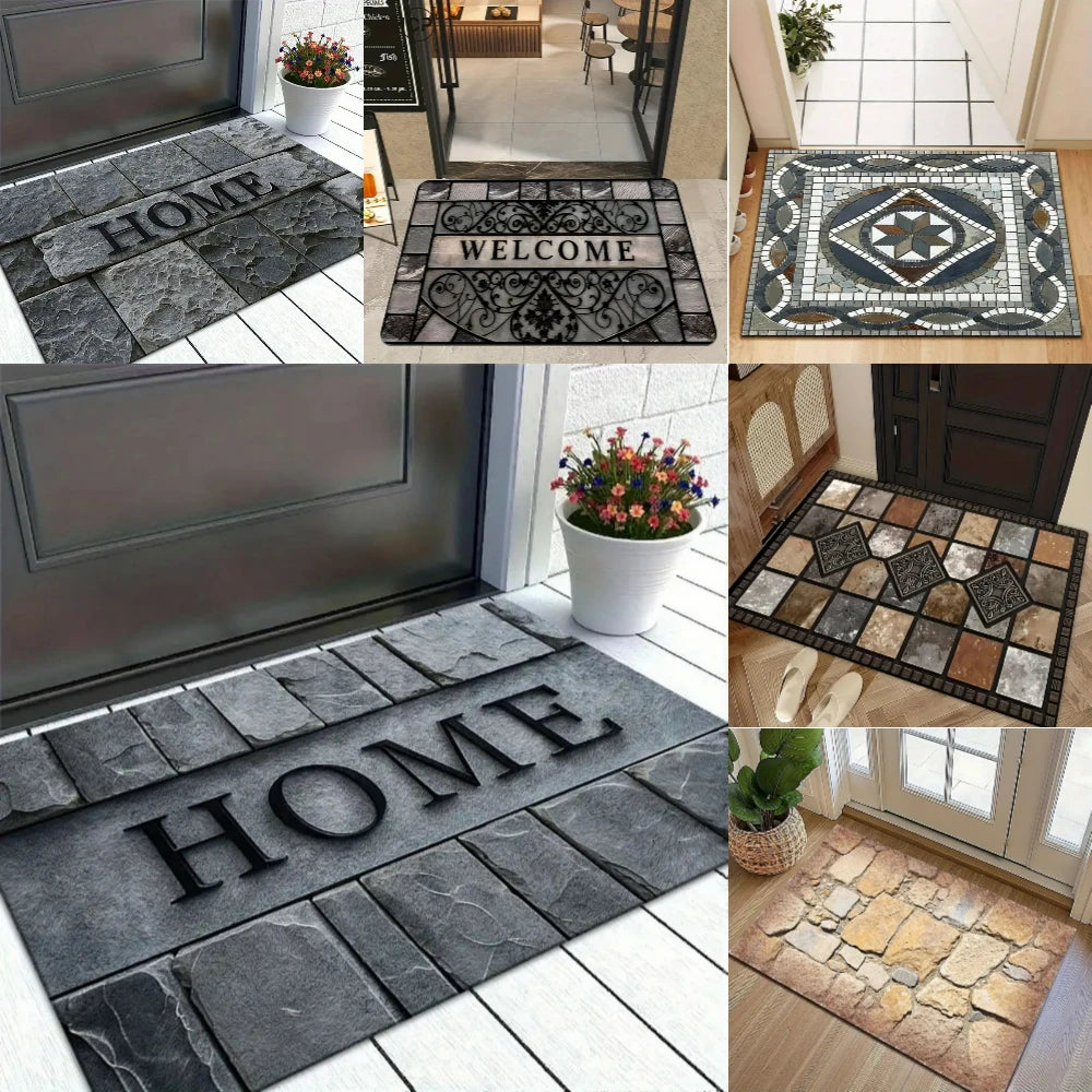 Modern Slate Welcome Doormat