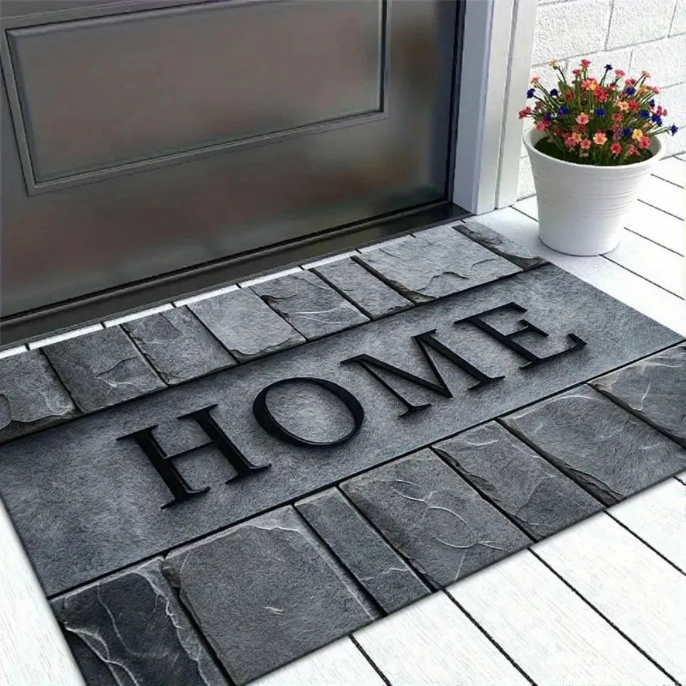 Modern Slate Welcome Doormat
