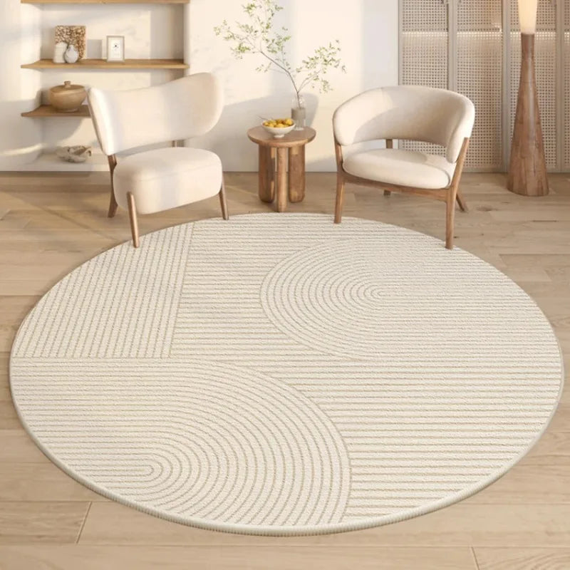 Modern Round Bedroom Rug