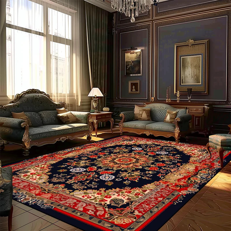 Persian-Style Washable Area Rug