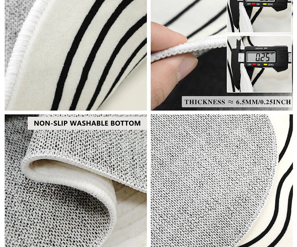 Modern Washable Area Rug