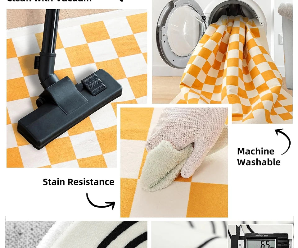 Modern Washable Area Rug