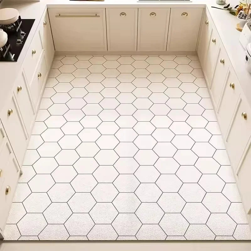 Wipe-Clean Kitchen Mat