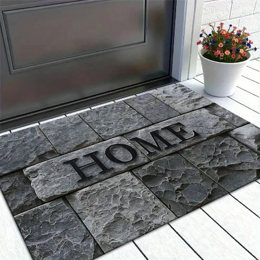 Modern Slate Welcome Doormat