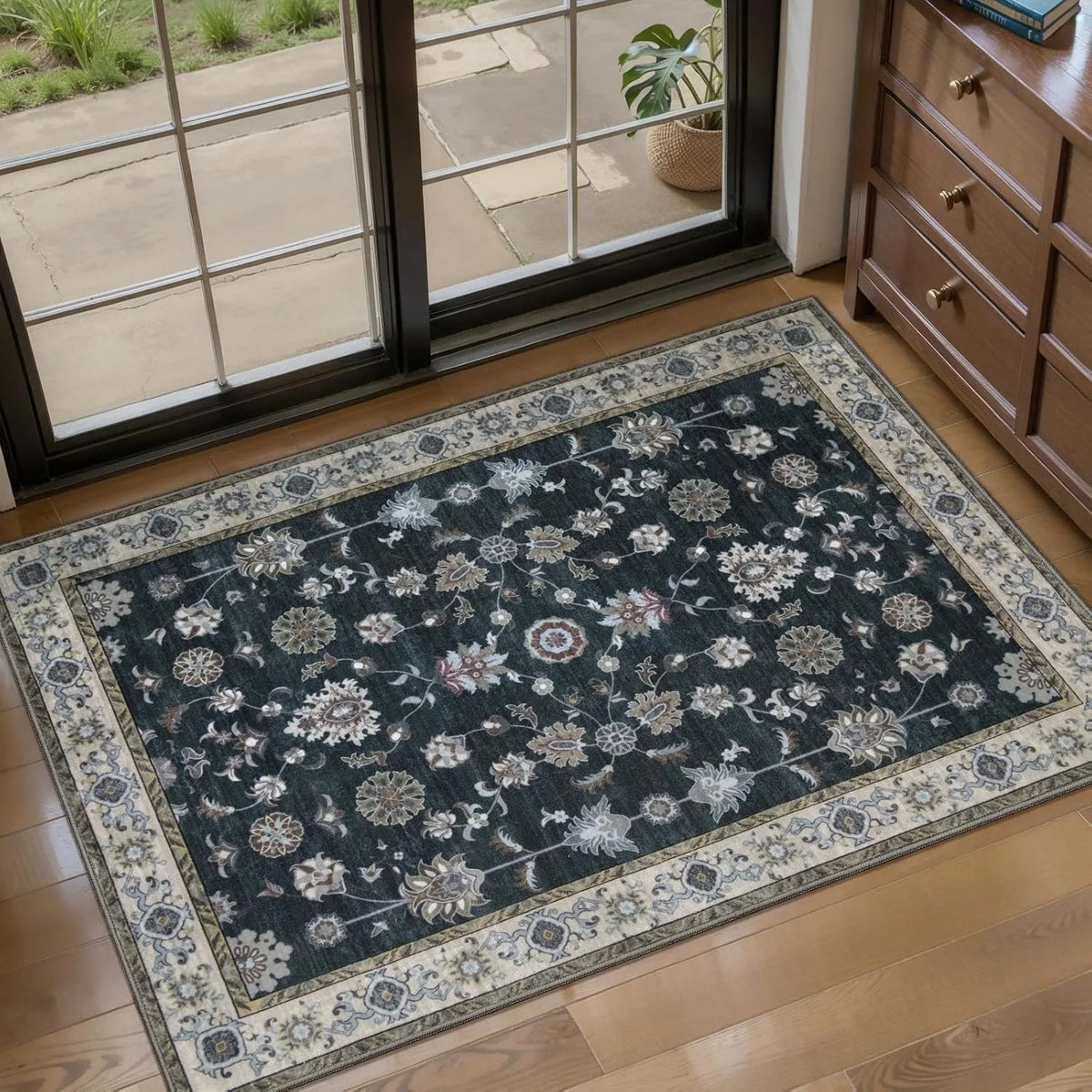 Vintage Persian-Style Welcome Doormat