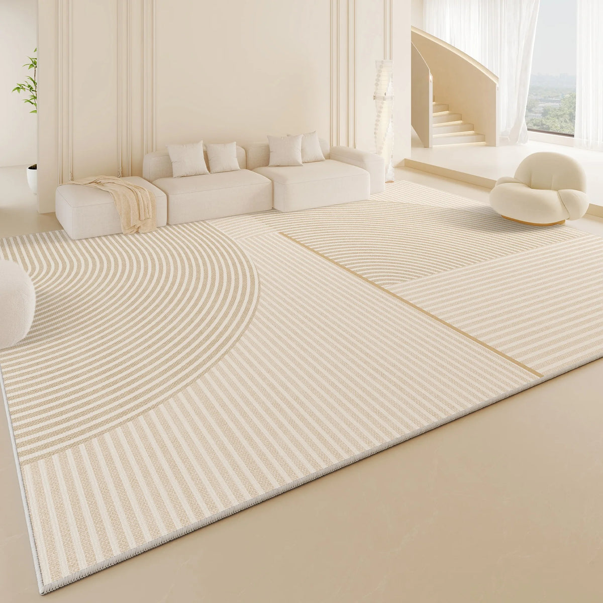 Modern Washable Area Rug