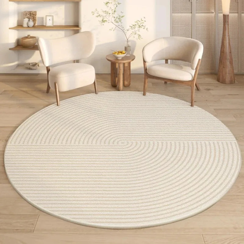 Modern Round Bedroom Rug