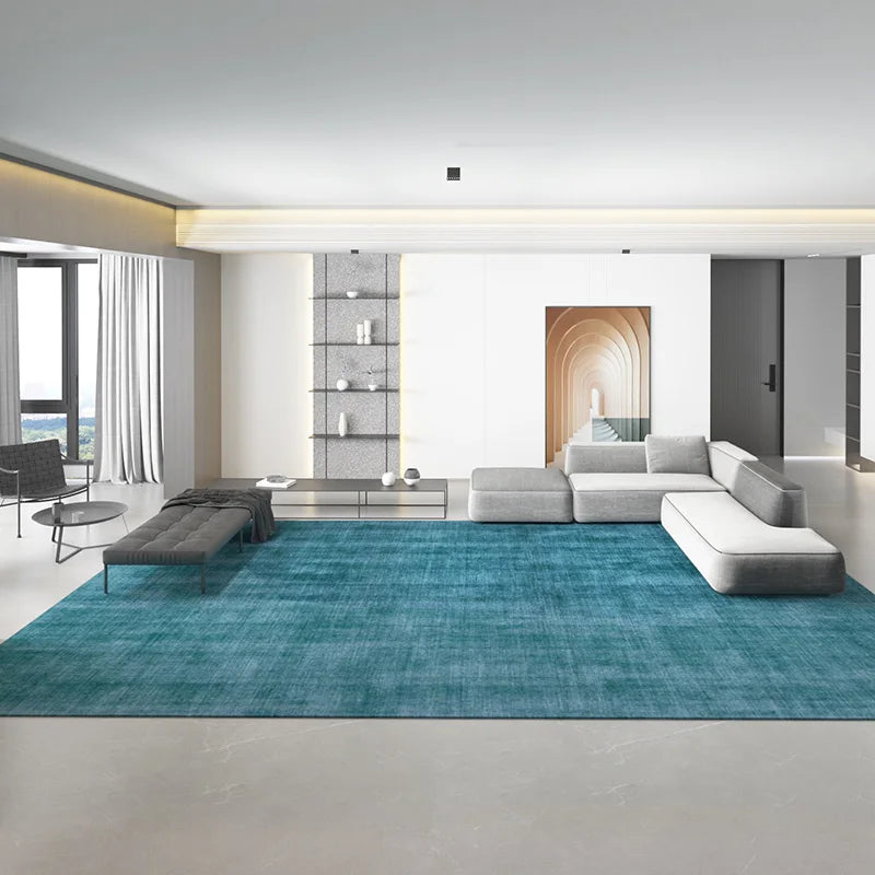 Solid-Color Modern Area Rug