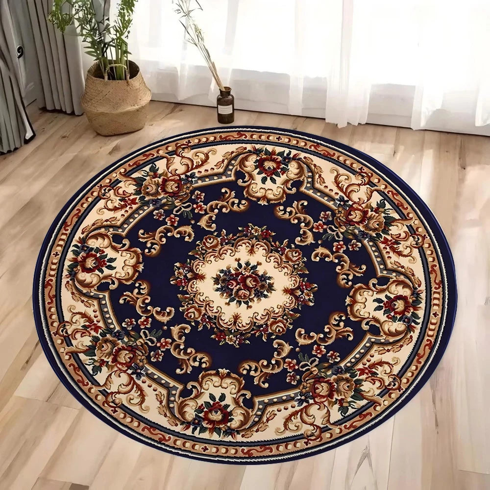 Round Persian-Style Rug