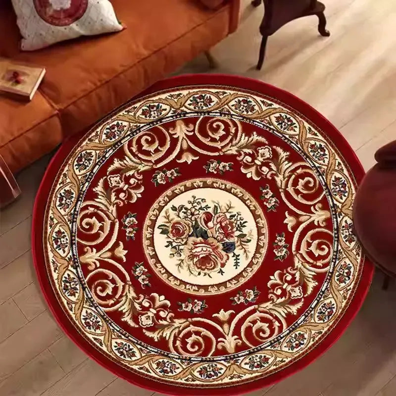 Round Persian-Style Rug