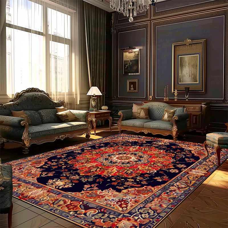 Persian-Style Washable Area Rug
