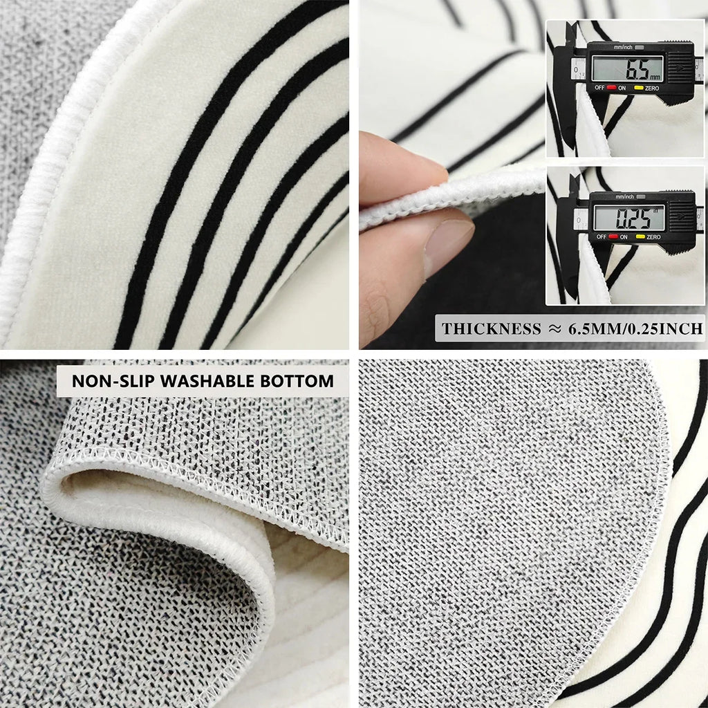 Modern Washable Area Rug
