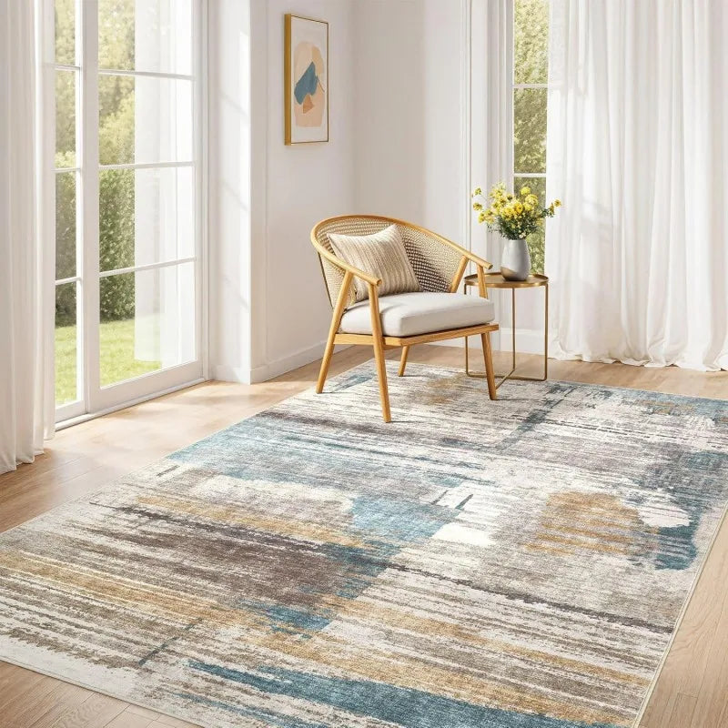 Modern Abstract Geometric Area Rug