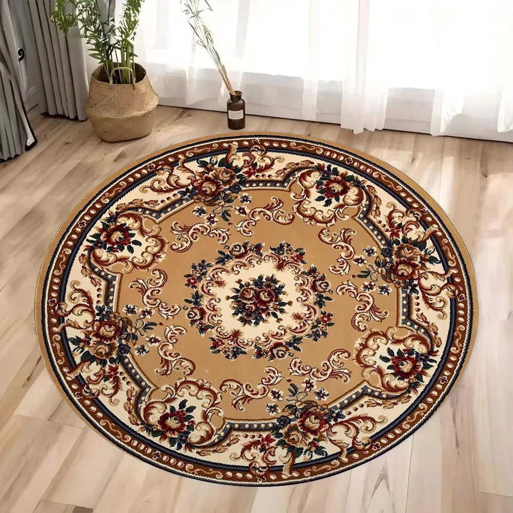 Round Persian-Style Rug