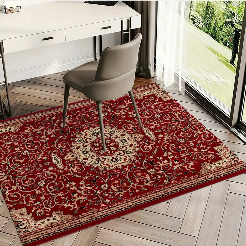 Red Persian-Style Rug