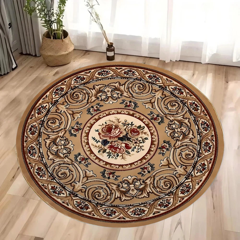 Round Persian-Style Rug