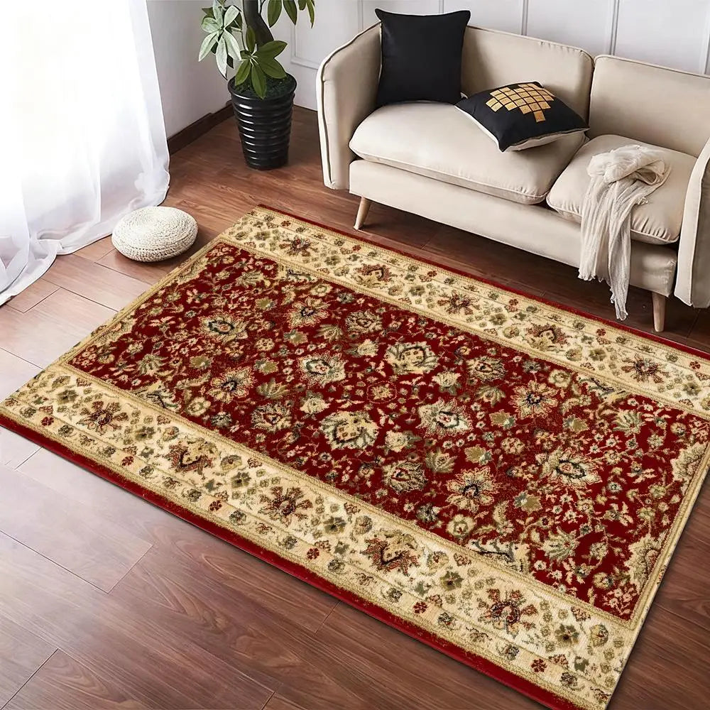 Red Persian-Style Rug