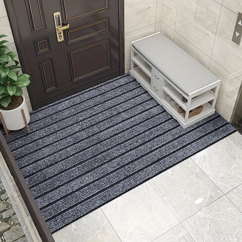 Striped Absorbent Kitchen & Entryway Mat