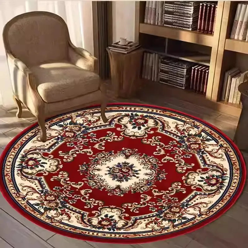 Round Persian-Style Rug