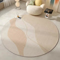 VIKAMA Modern Round Geometric Rug
