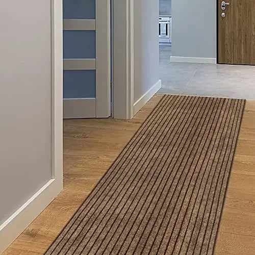 Striped Absorbent Kitchen & Entryway Mat