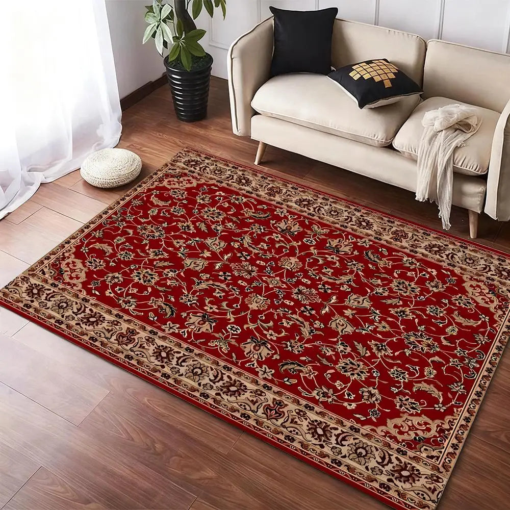 Red Persian-Style Rug