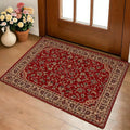 Red Persian-Style Plush Rug