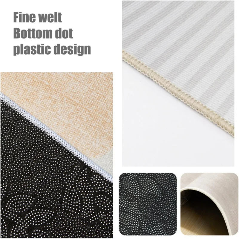 VIKAMA Minimalist Geometric Runner Rug