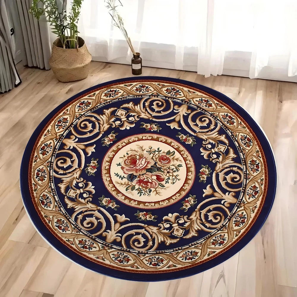 Round Persian-Style Rug