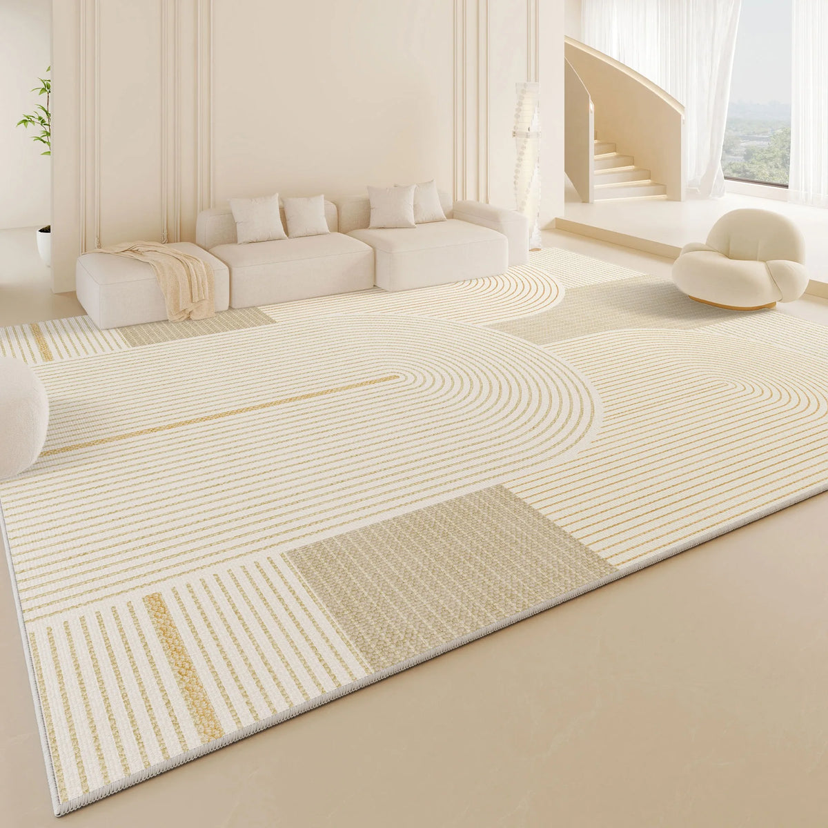 Modern Washable Area Rug