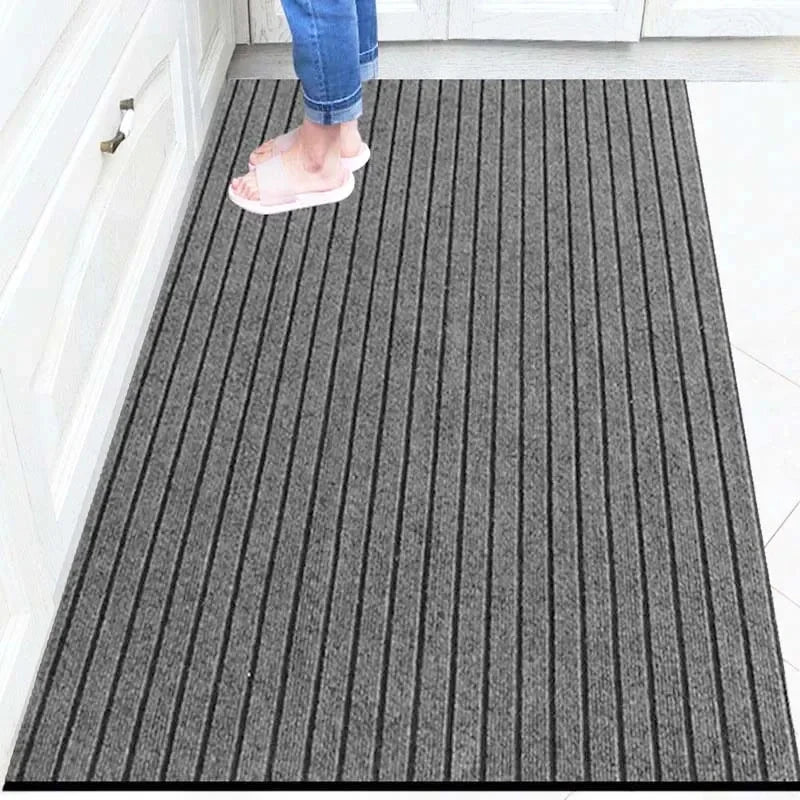 Striped Absorbent Kitchen & Entryway Mat
