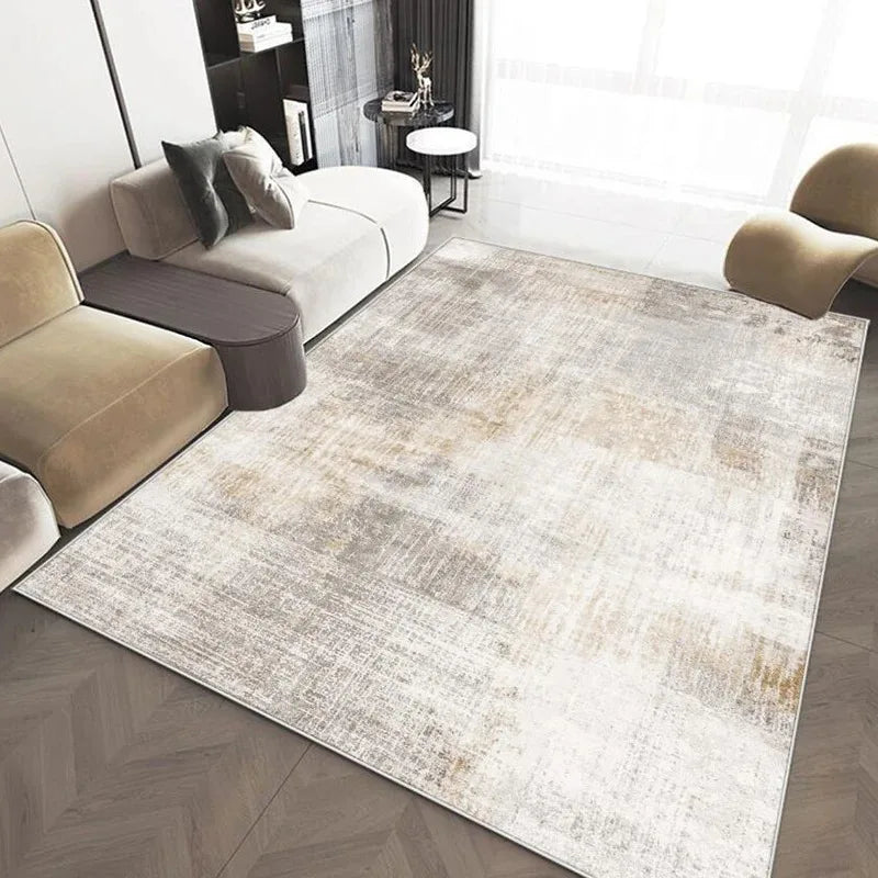 Abstract Carpet Living Room Modern Grey Sofa Area Rugs Light Luxury Home Large Floor Mat Bedroom Bedside Soft Carpets Washable
