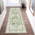 Persian Style Living Room Hall Carpet Long Hallway Corridor Rugs Non-slip Stairs Decor Runner Rug Kitchen Mat Size Customized