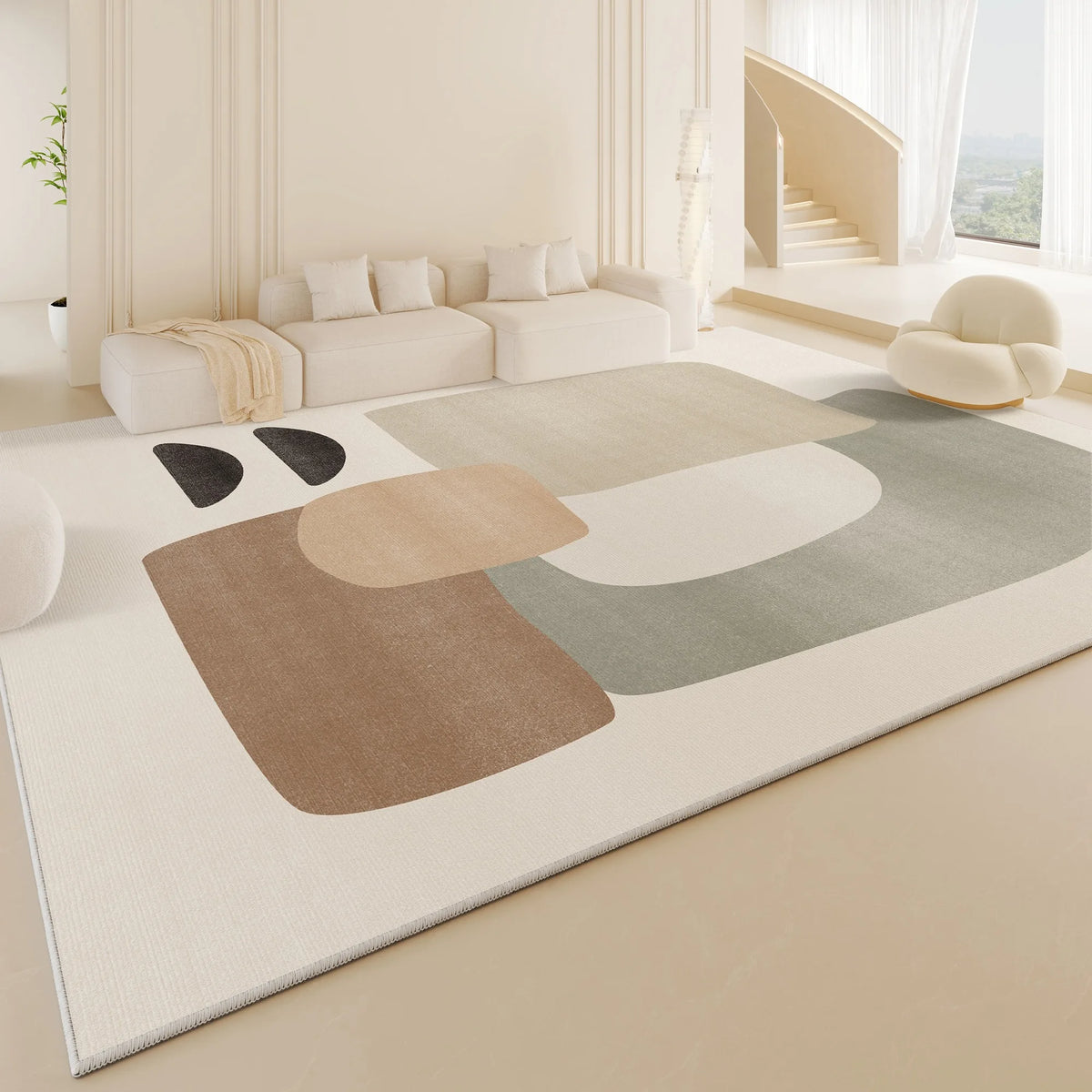 Modern Washable Area Rug