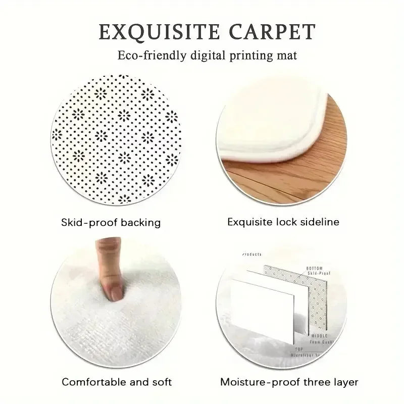 Modern Abstract Geometric Area Rug