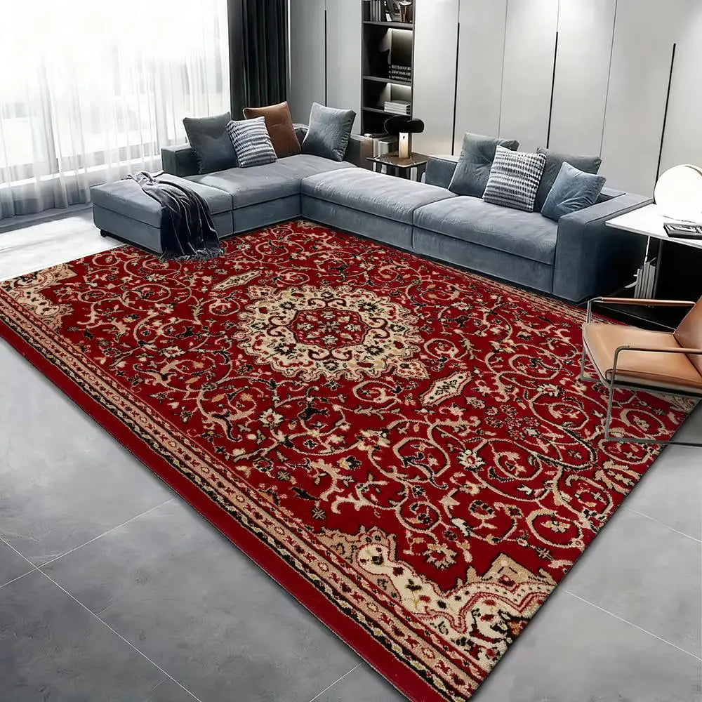 Red Persian-Style Rug