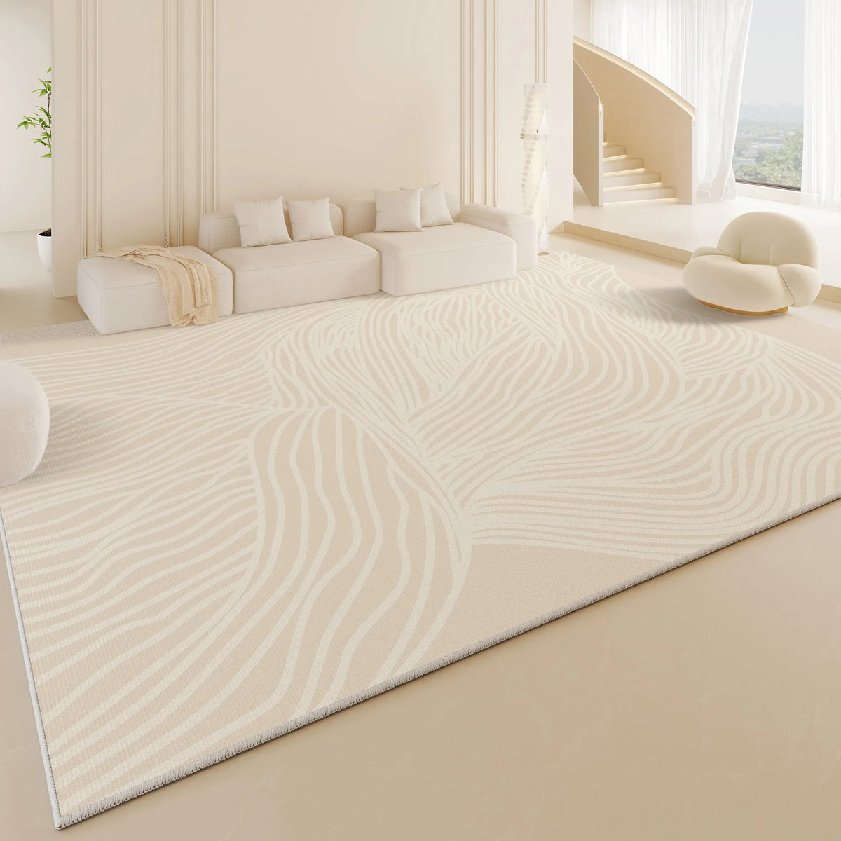 Modern Washable Area Rug