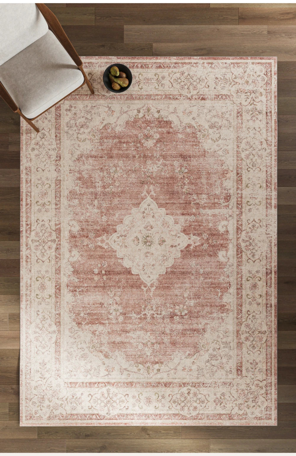 Persian-Inspired Moroccan Area Rug