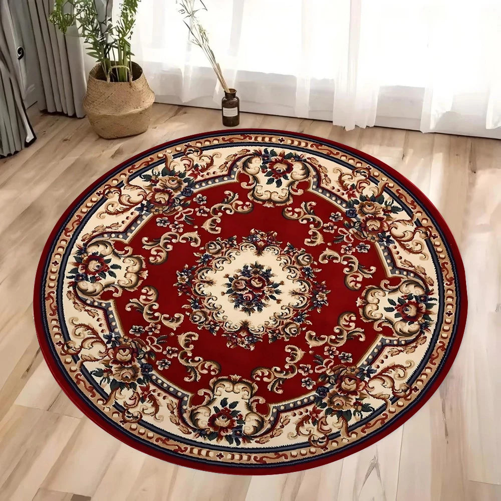 Round Persian-Style Rug
