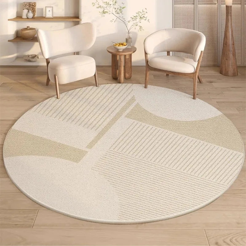 Modern Round Bedroom Rug