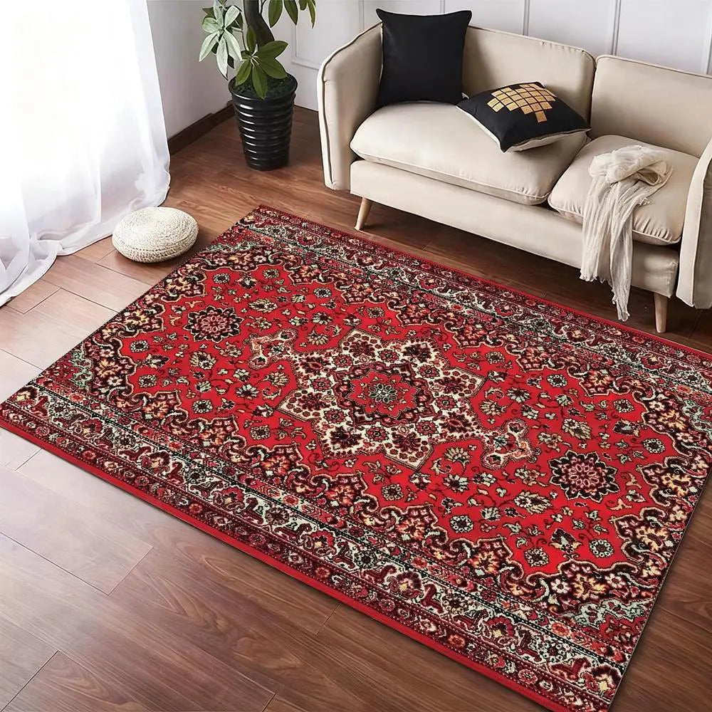 Red Persian-Style Rug
