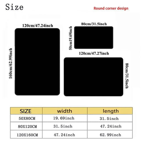 Bohemian Carpet Elegant Color Floor Mat Area Rug for Living Room and Bedroom Soft Anti-slip and Easy-to-clean Carpets Home Decor