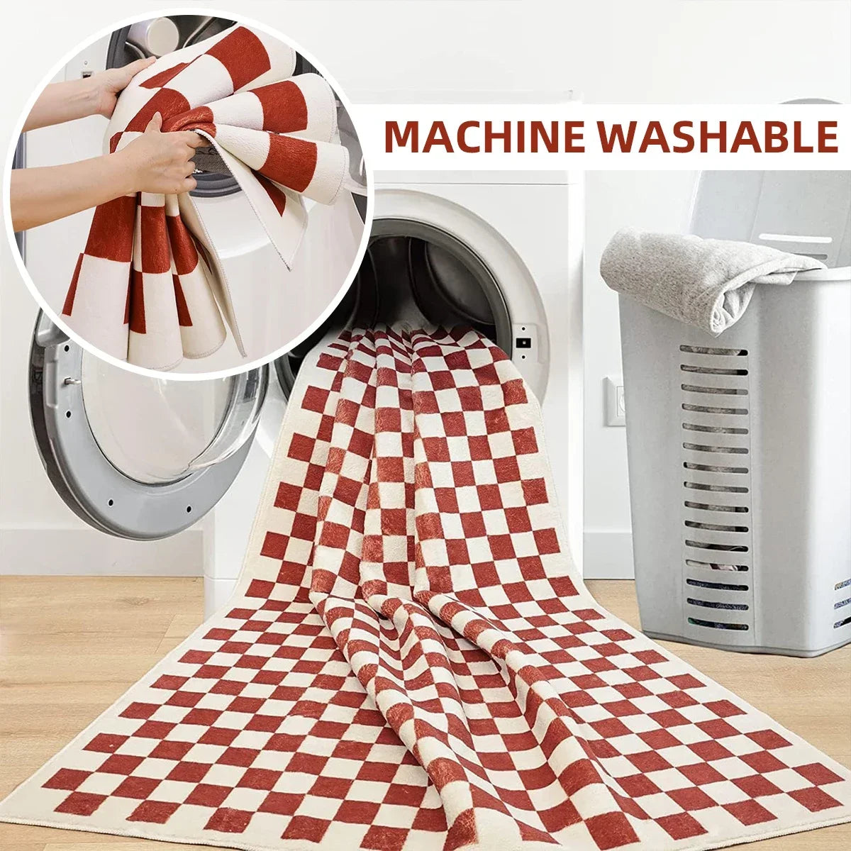 Modern Washable Area Rug