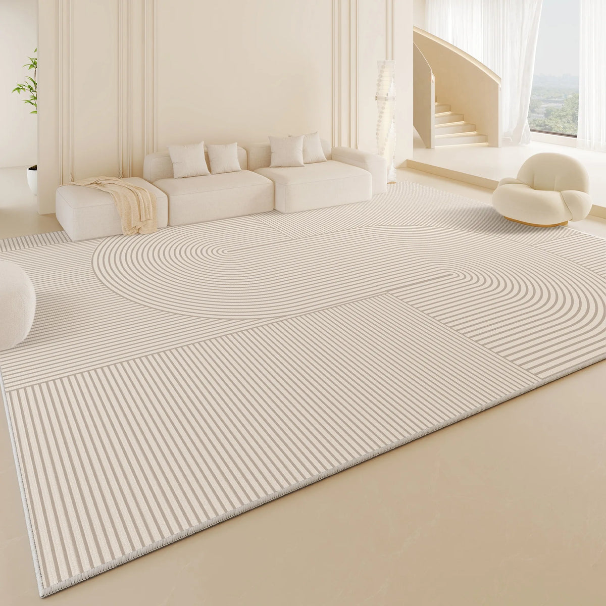 Modern Washable Area Rug