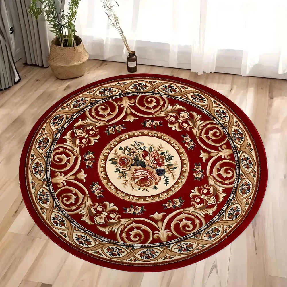 Round Persian-Style Rug