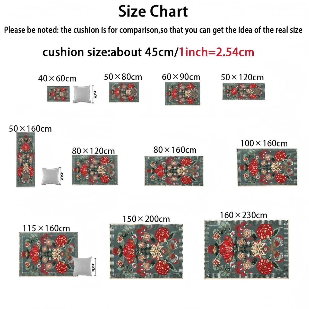 Persian Style Living Room Hall Carpet Long Hallway Corridor Rugs Non-slip Stairs Decor Runner Rug Kitchen Mat Size Customized